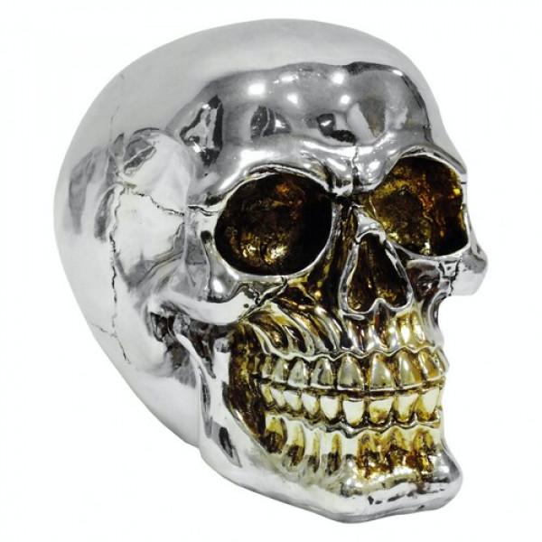 Декор на Хэллоуин Seta Череп Йорик Серебристый (18-27)