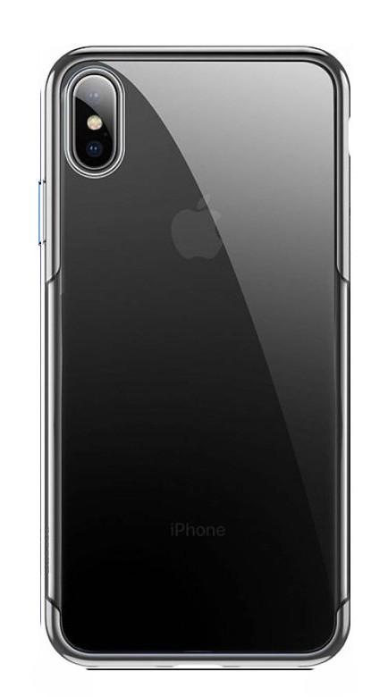 Чохол-накладка Baseus Shining Case for iPhone Xs Max, Silver