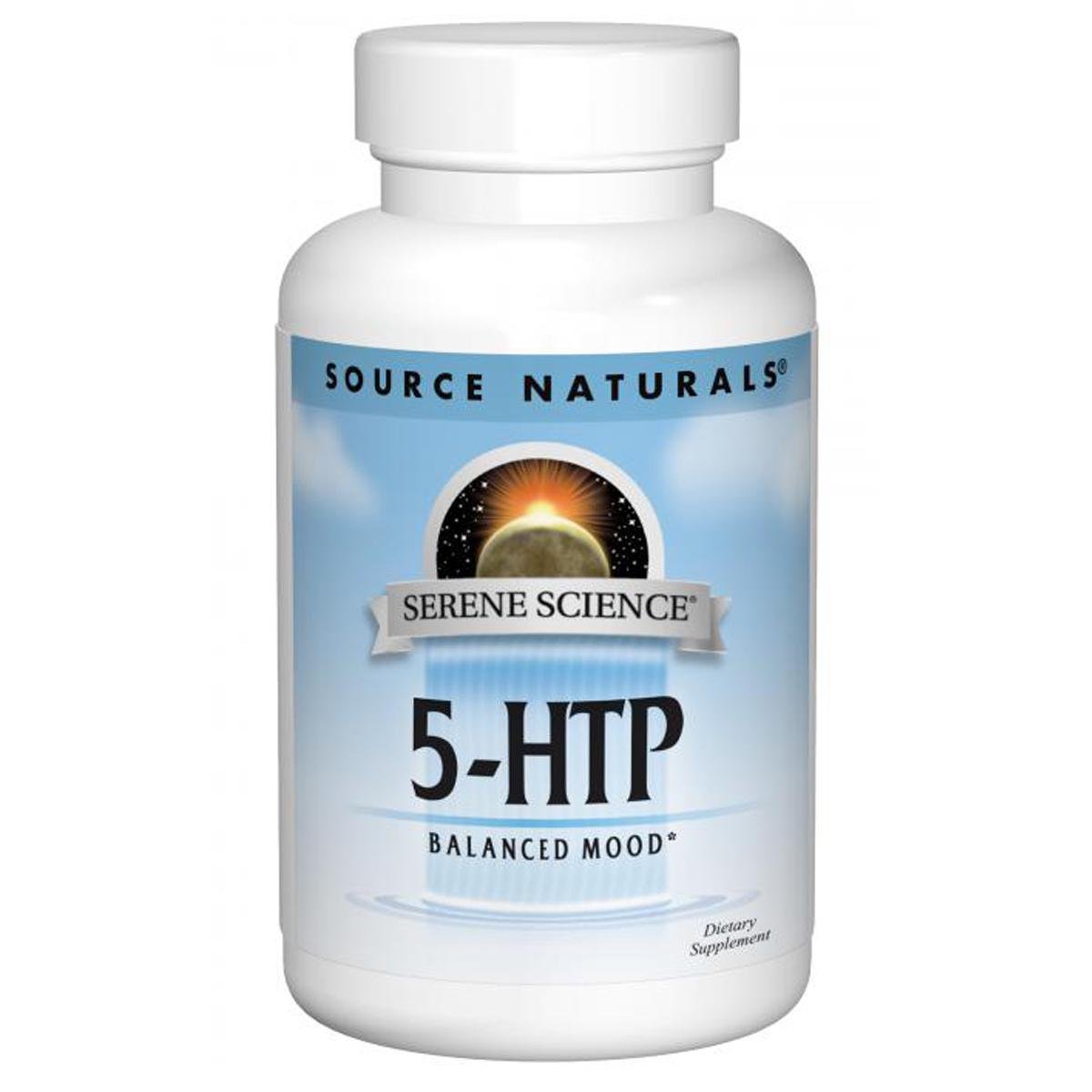 Гідрокситриптофан Serene Scienc Source Naturals 5-HTP Serene Science 50 мг 30 желатинових капсул (SN1700)