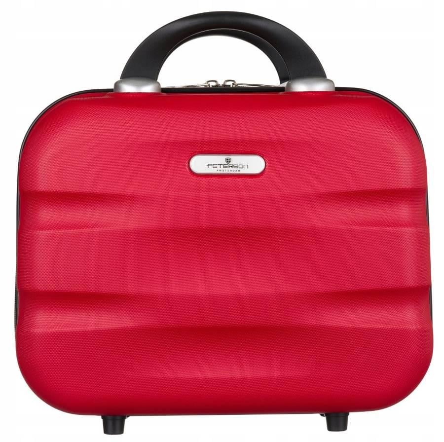 Бьюти-кейс дорожный из ABS 11L Peterson Красный (1934366928)