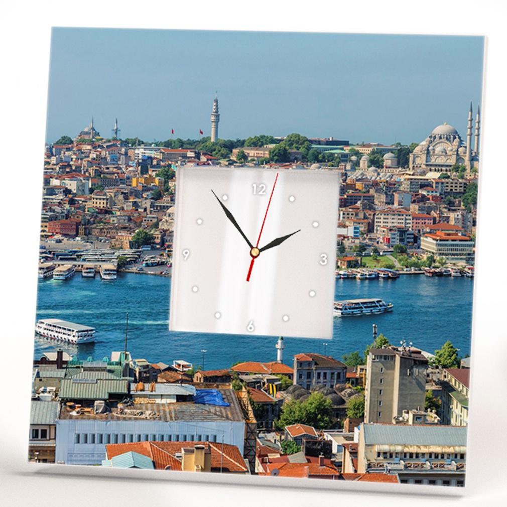 Часы с фото Стамбул 260x260 мм (C03044)