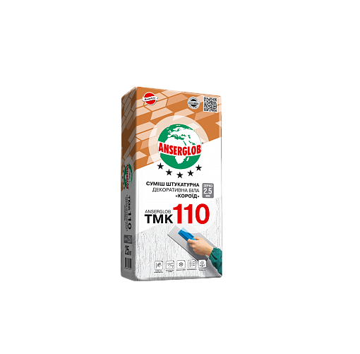 Штукатурка короїд Anserglob ТМК 110 фракція 2 мм 25 кг (8831)