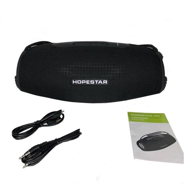 Колонка бездротова Hopestar H51-H з функцією Powerbank USB MicroSD вологозахист IPX6 TWS (MD15148) - фото 4