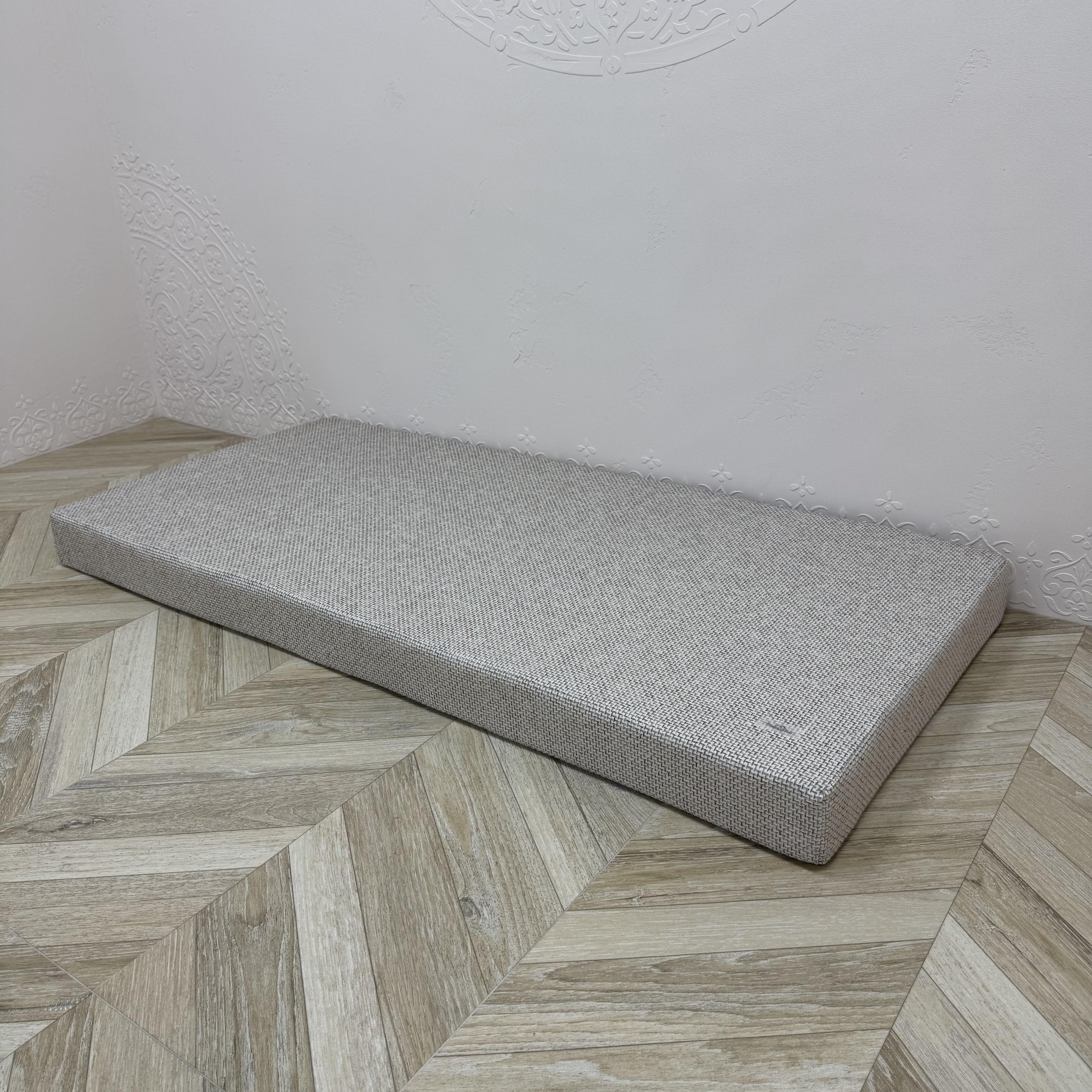 Матрац Comfort Home на підвіконня/каркаси/піддони/садові меблі рогожка 160х40х5 см