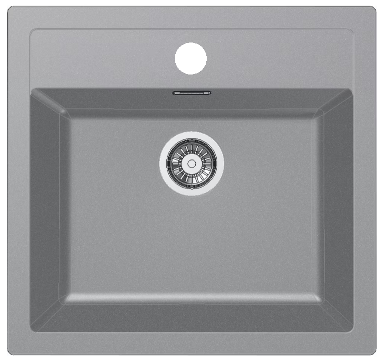 Мойка для кухни Franke Sirius SID 610-50 из тектонайта Серый камень (143.0691.531) - фото 1 Мойка для кухни Franke Sirius SID 610-50 из тектонайта Серый камень (143.0691.531) - фото 1