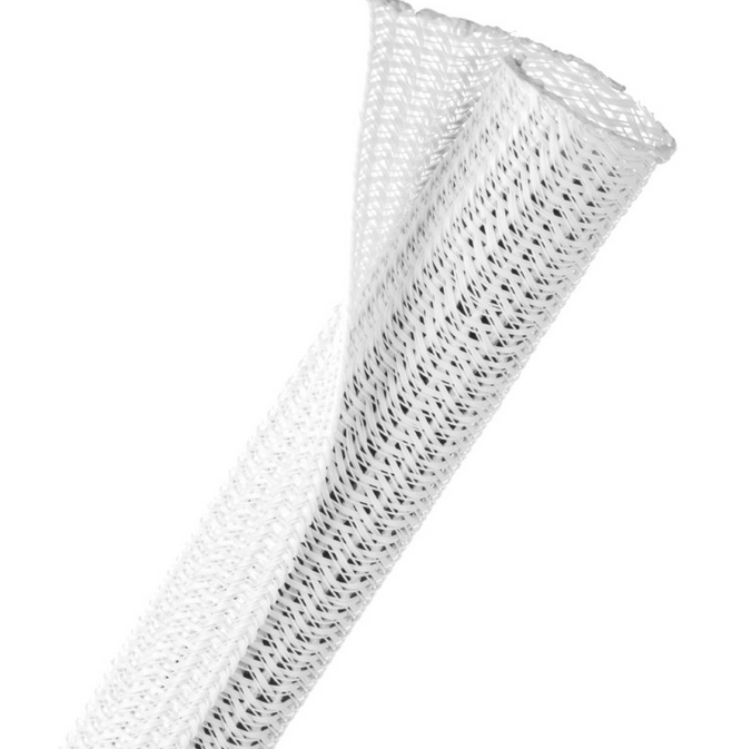 Кабельное оплетение Techflex F6N0.75WH самозастёжное гибкое 1,90 см 1 м Белый (000049865)