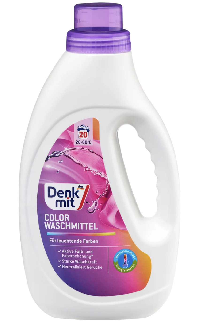Гель для прання кольорових речей Denkmit 20 прань (4066447793208)