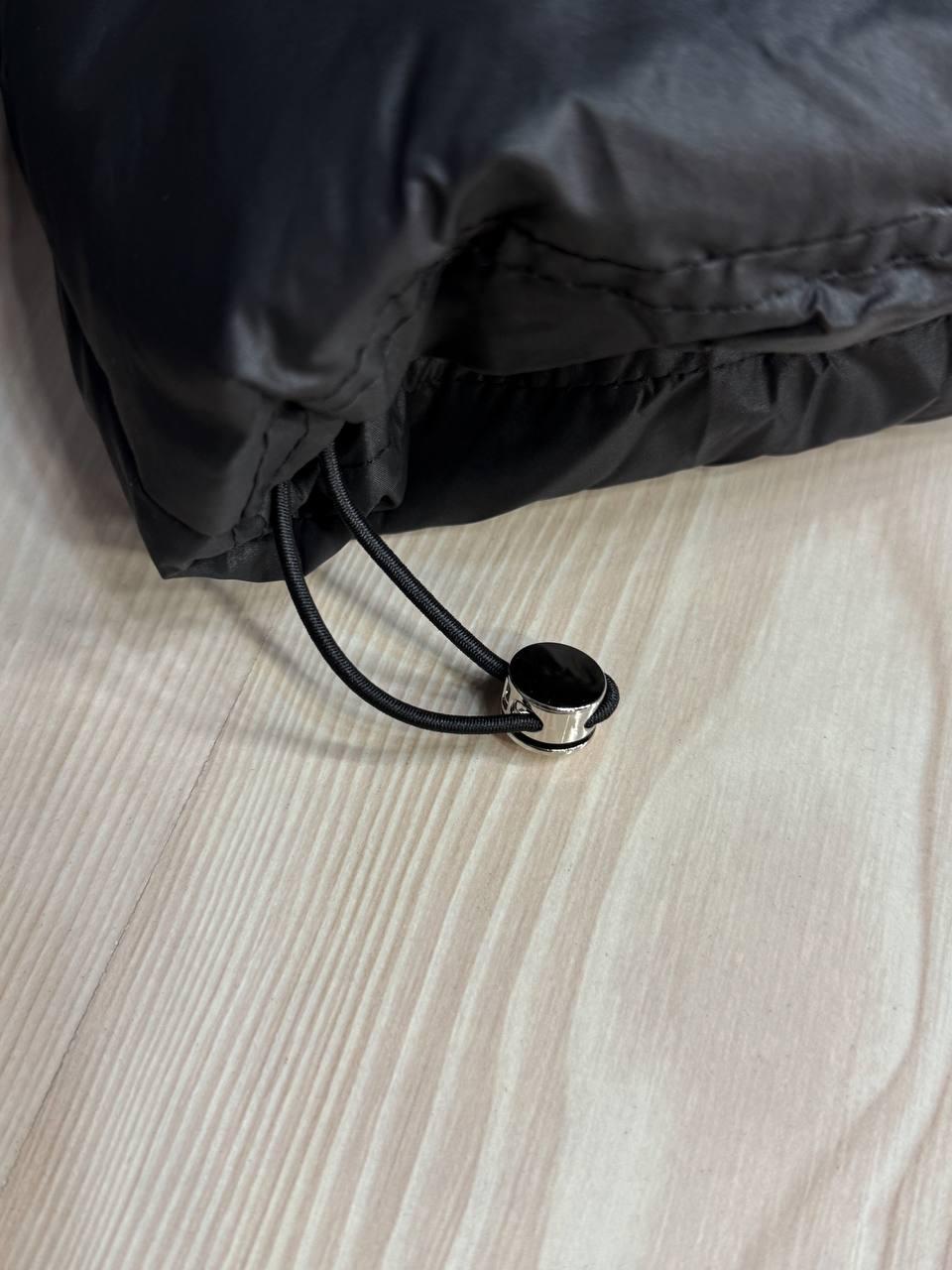 Куртка женская Lady Yep 10005 дутая пуффер с капюшоном р. 46 Черный - фото 5