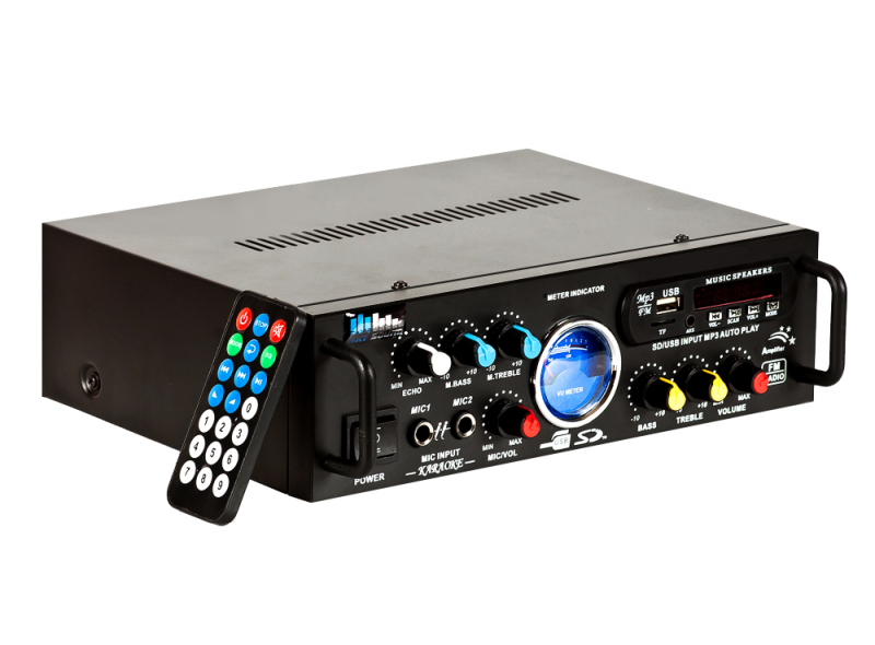 Підсилювач потужності Sky Sound SM-088a 2х50 W Bluetooth - фото 2 Підсилювач потужності Sky Sound SM-088a 2х50 W Bluetooth - фото 2