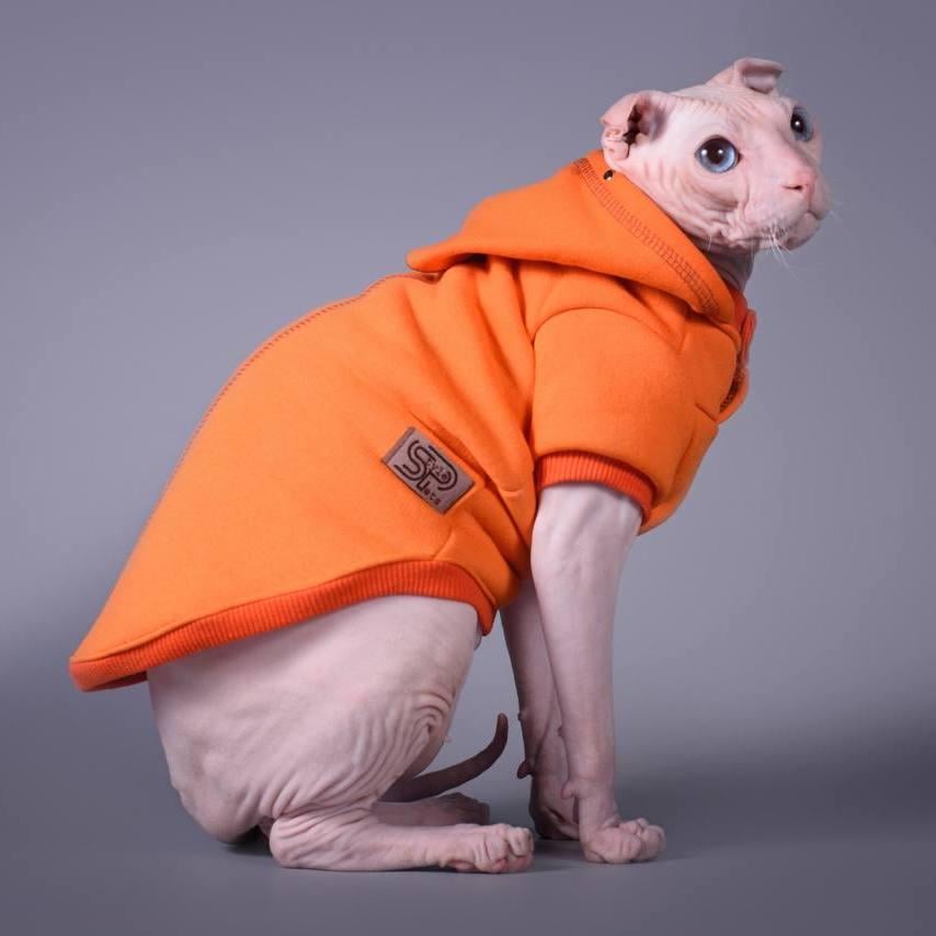 Кофта для котів з рукавами тепла Style Pets Squash XL Orange (486XL)