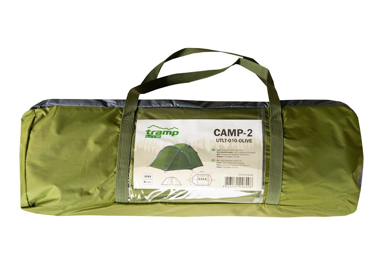 Палатка Tramp Lite Camp 2 Olive (UTLT-010) - фото 12