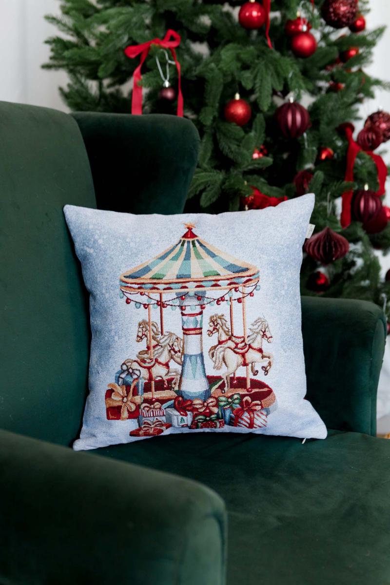 Наволочка гобеленова Карусель CAROUSEL 45х45 см (041944) - фото 3