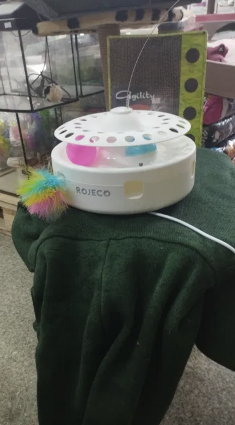 Іграшка інтерактивна ROJECO для котів 3в1 20 см - фото 4 Іграшка інтерактивна ROJECO для котів 3в1 20 см - фото 4