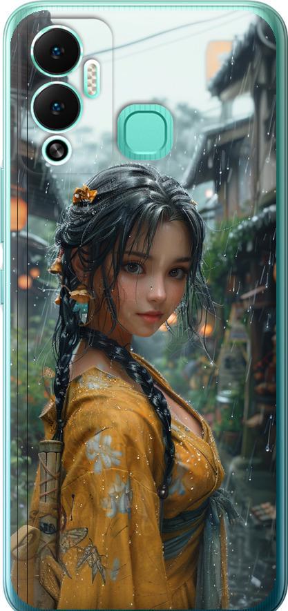 Чехол на Infinix Hot 12 Play Anime-girl (6133u-2759-42517)