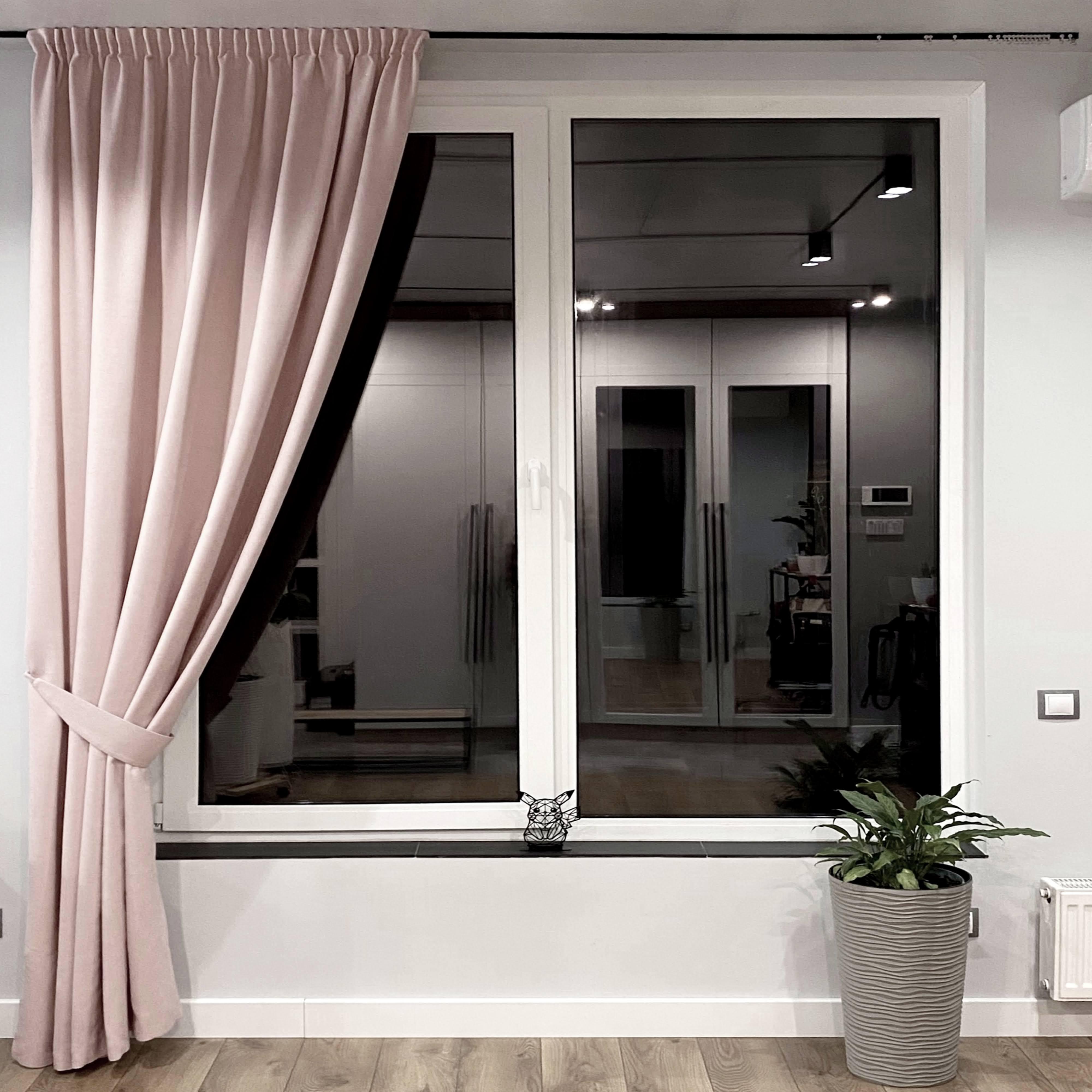 Штора на тесьме с подхватом 200x250 см микровелюр 1 шт. Светло-розовый (402097-MT11/200) - фото 1