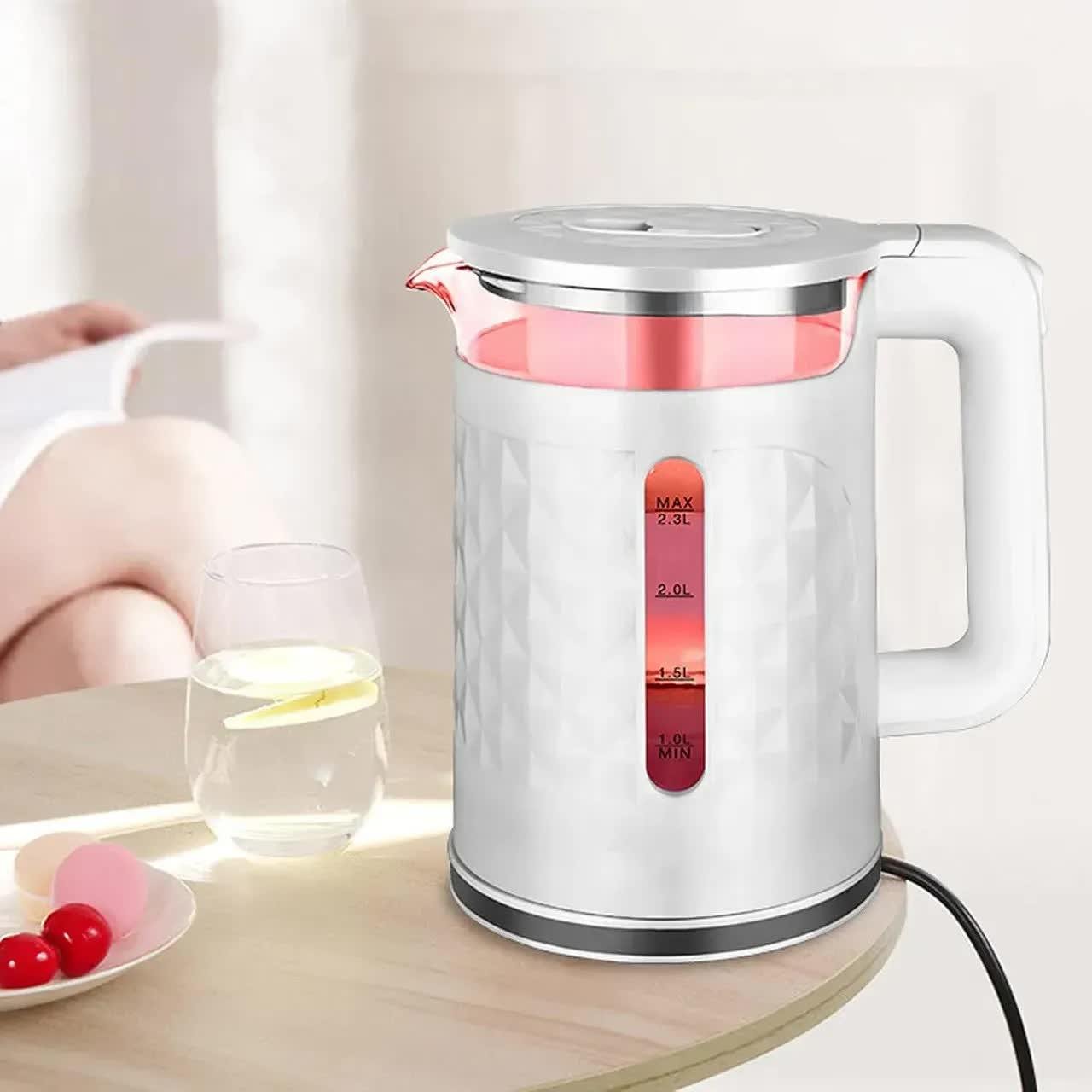 Чайник електричний з підсвічуванням Sokany SK-1028 2,3 л 2000 Вт (28249033) - фото 5