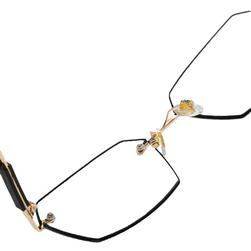 Фотохромні окуляри PhotoGlas для читання з блокуванням синього світла/діоптрія +3,0 оправа Золотистий (2391) - фото 8