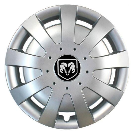 Автомобильные колпаки SKS 309 R15 с логотипом Dodge 4 шт. Серебристый