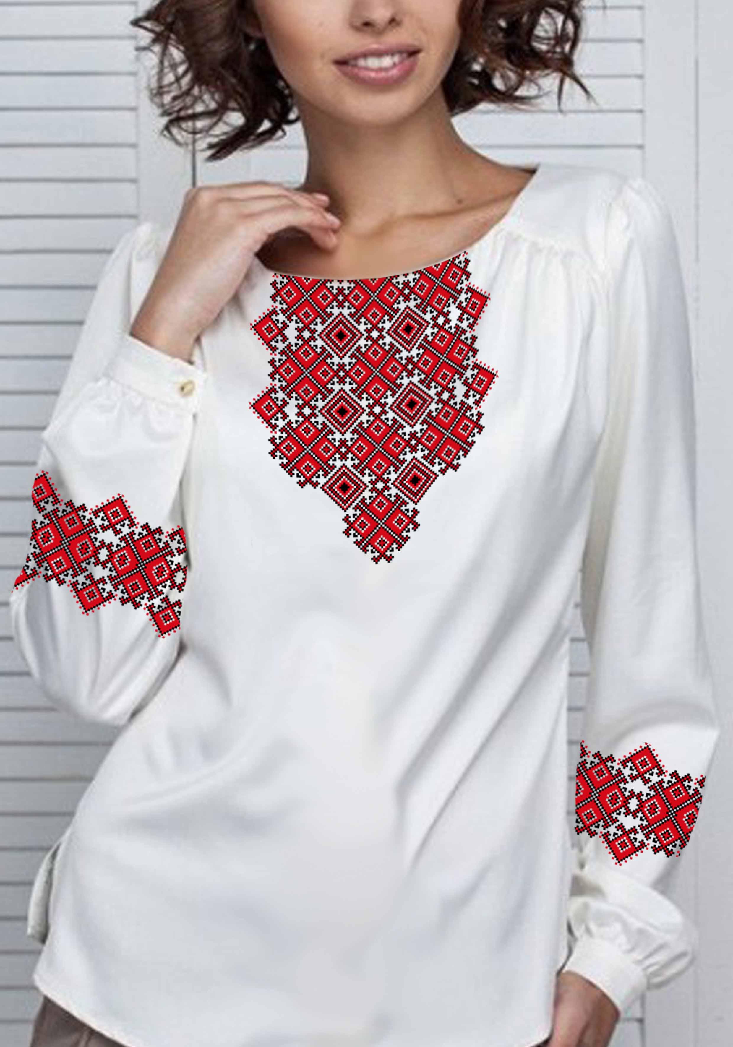 Заготовка для вишивки нитками або бісером сорочка СЖ-239 домоткане полотно Заготовка для вишивки нитками або бісером сорочка СЖ-239 домоткане полотно