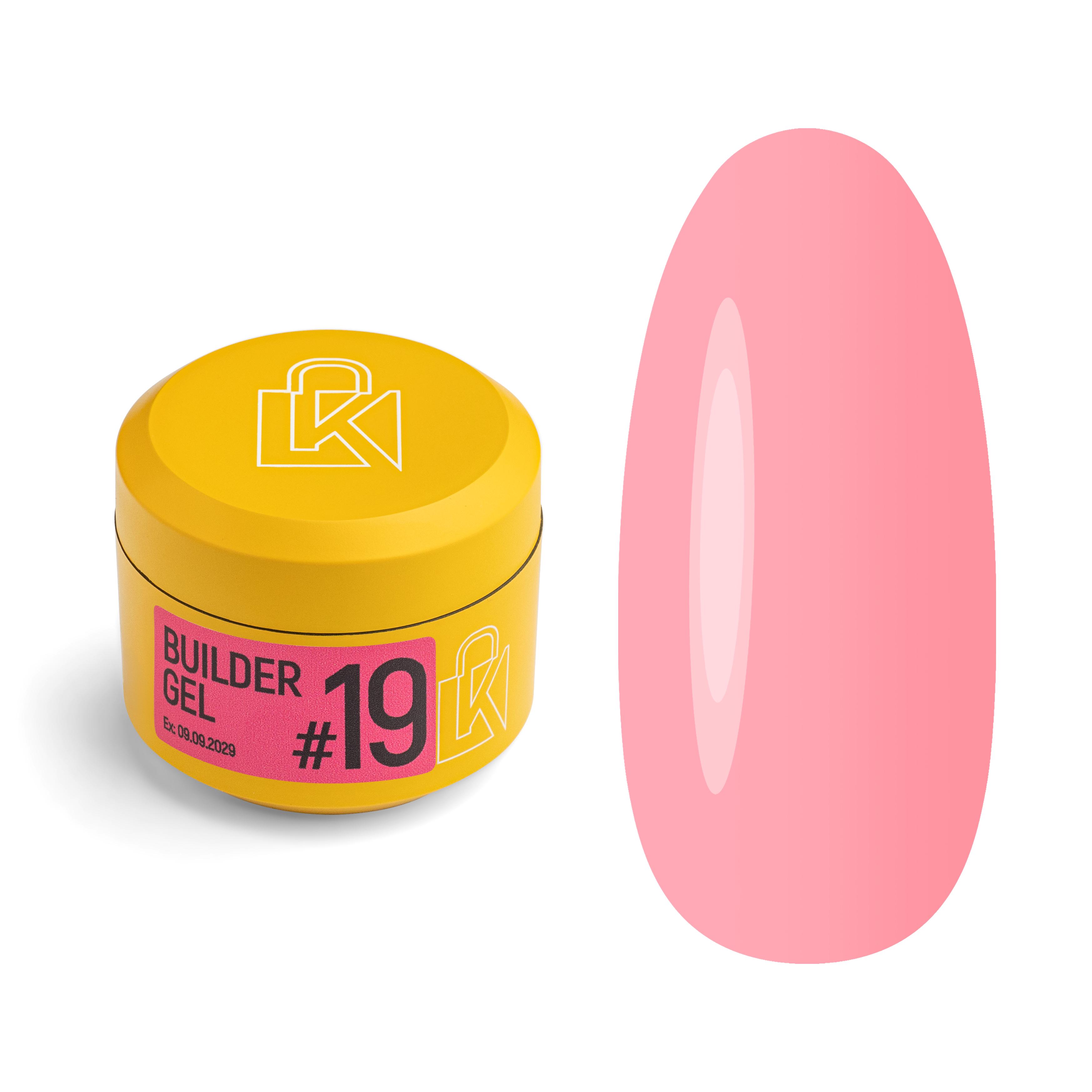 Гель для наращивания Kupiuviti Builder Gel №19 30 мл