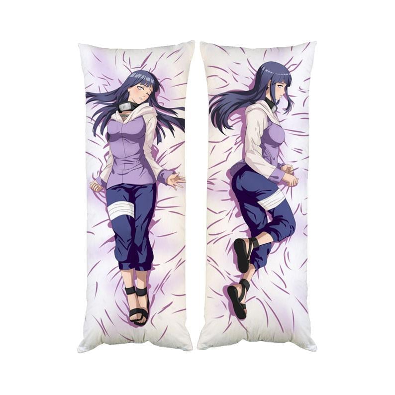 Подушка дакимакура Хината Наруто декоративная ростовая для обнимания 50x150 см (1834012571)