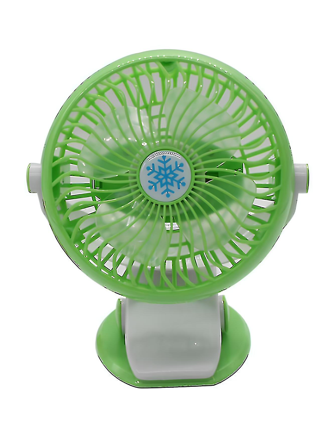 Вентилятор ML-F168 переносной USB на прищепке и аккумуляторе Зеленый (c4df5f64)