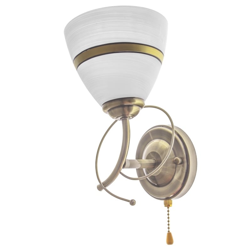 Бра Brille LK-586W/1 E27 AB (26-930)