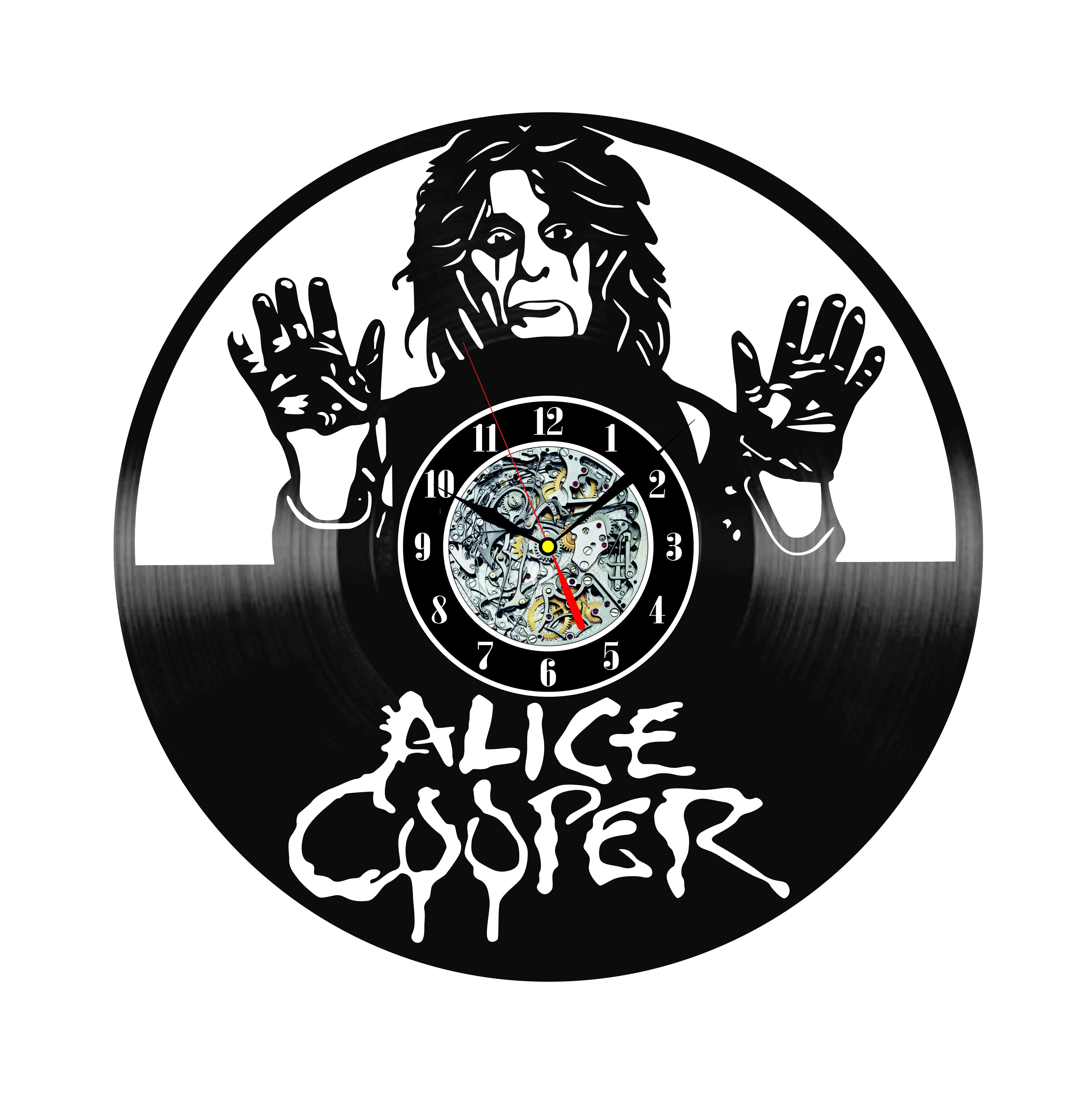 Часы настенные WHICH.BLACK Alice Cooper 30 см Винил