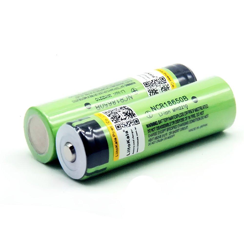 Акумулятори Liitokala 18650 3,7V Li-ion 3400 mAh з опуклим контактом плюс для павербанків/ліхтарів (14277955) - фото 5