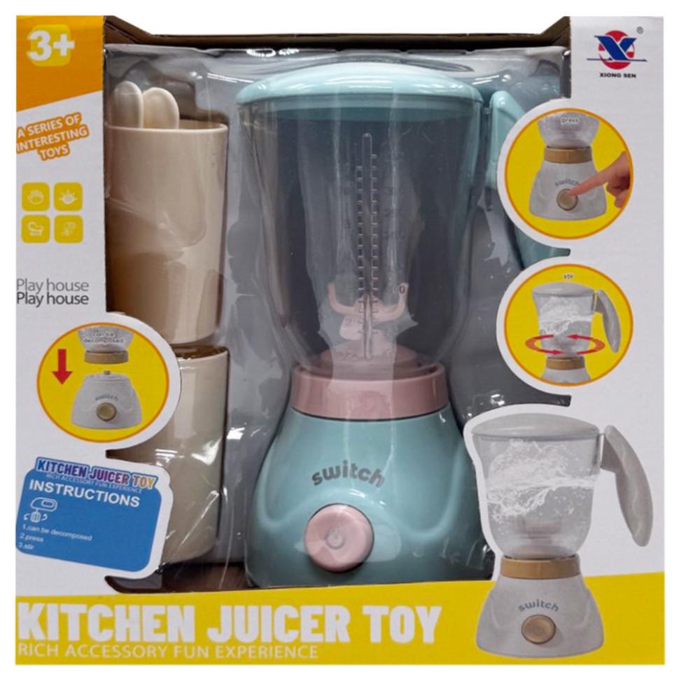 Игрушечный миксер Bambi Бирюзовый со звуком (IM-176-M-986)