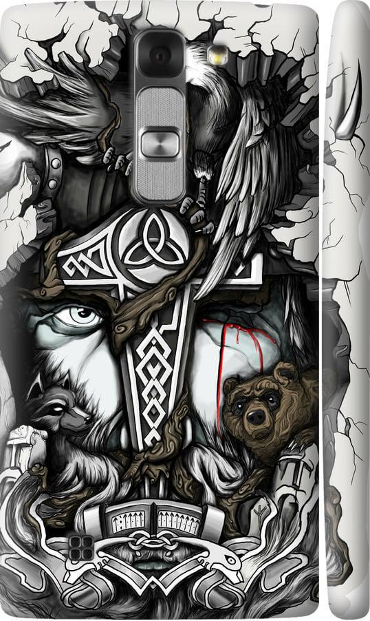 Чехол на LG G4c H522y Тату Викинг (4098c-389-42517)