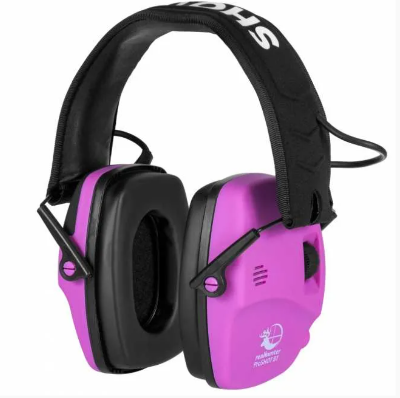 Навушники Realhunter Active ProSHOT BT Bluetooth професійні Рожевий (EM030 PINK)