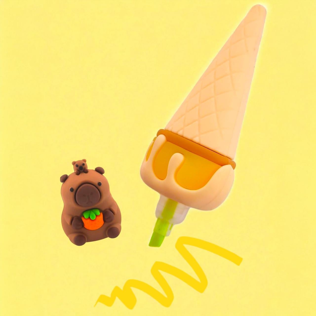 Маркер текстовий Centrum 8033514 MINI CAPYBARA Жовтий (2758866614) Маркер текстовий Centrum 8033514 MINI CAPYBARA Жовтий (2758866614)