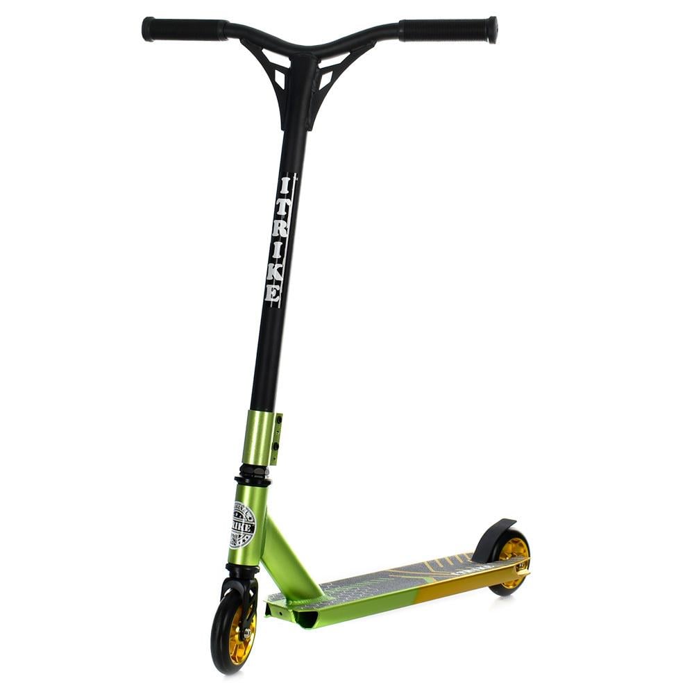 Самокат iTrike SR 2-064-GRY Желтый/Зеленый