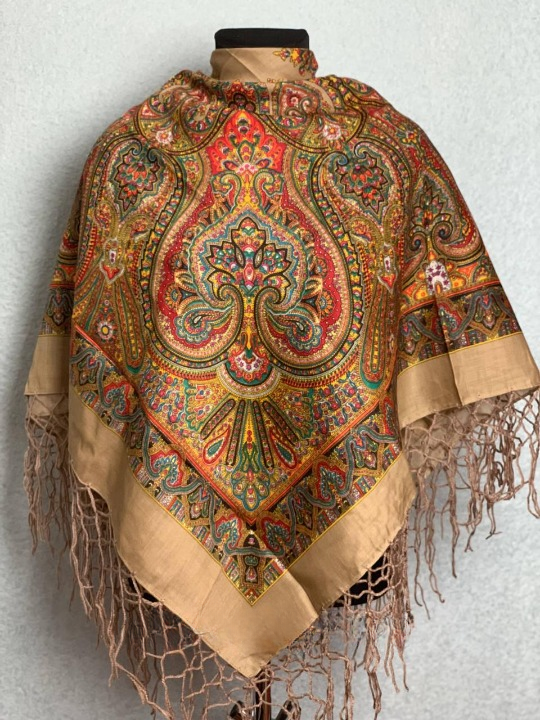 Платок 120х120 см Кофейный (29434366)