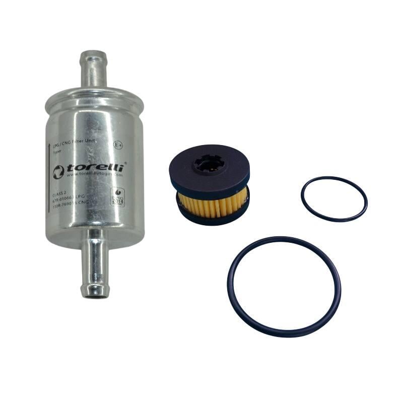 Комплект фільтрів грубого та тонкого очищення Valtek/Zavoli/Emmegas та фільтр тонкого очищення 12-12 мм (1812236689)