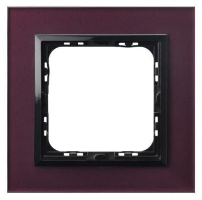 Рамка одинарная Ospel Sonata горизонтальная стекло Сливовой (29177207) Рамка одинарная Ospel Sonata горизонтальная стекло Сливовой (29177207)