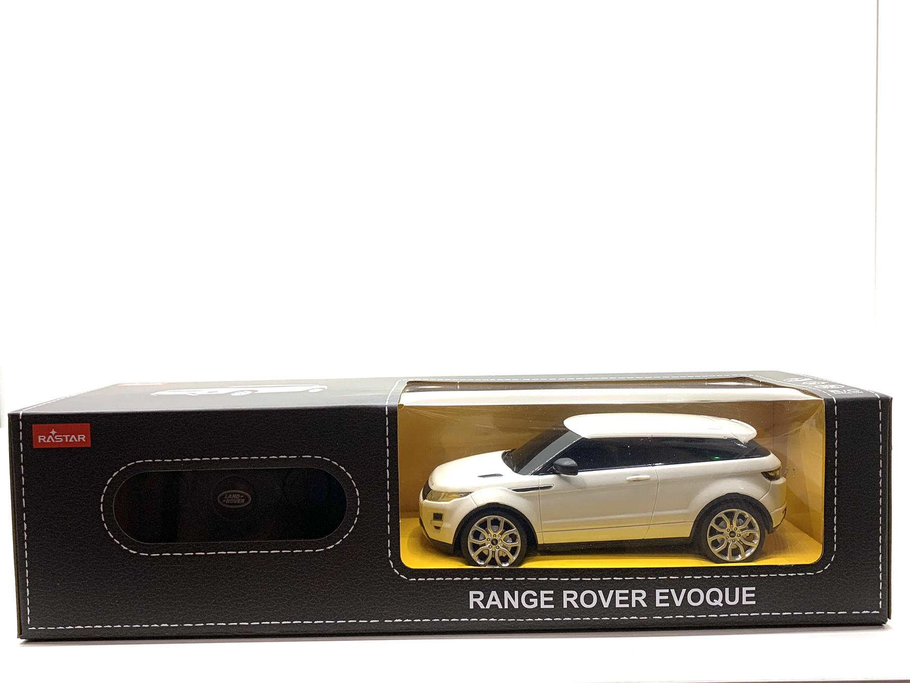 Машина на радиоуправлении Rastar Range Rover Evogue масштаб 1:24 Белый (46900) - фото 3