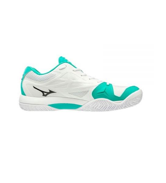 Кросівки Mizuno Wave Intense Tour 5 Clay court р. 42,5 Білий/Чорний/Зелений (UK8.5 61GC1900-35 42,5) - фото 2