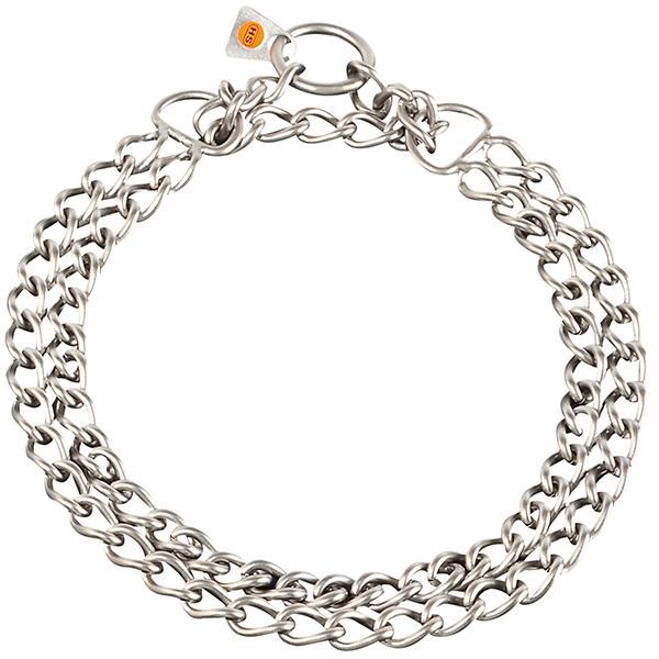 Ошейник для собак Sprenger Twin Row Martingale 2-рядное плоское звено 3 мм 35 см Ошейник для собак Sprenger Twin Row Martingale 2-рядное плоское звено 3 мм 35 см