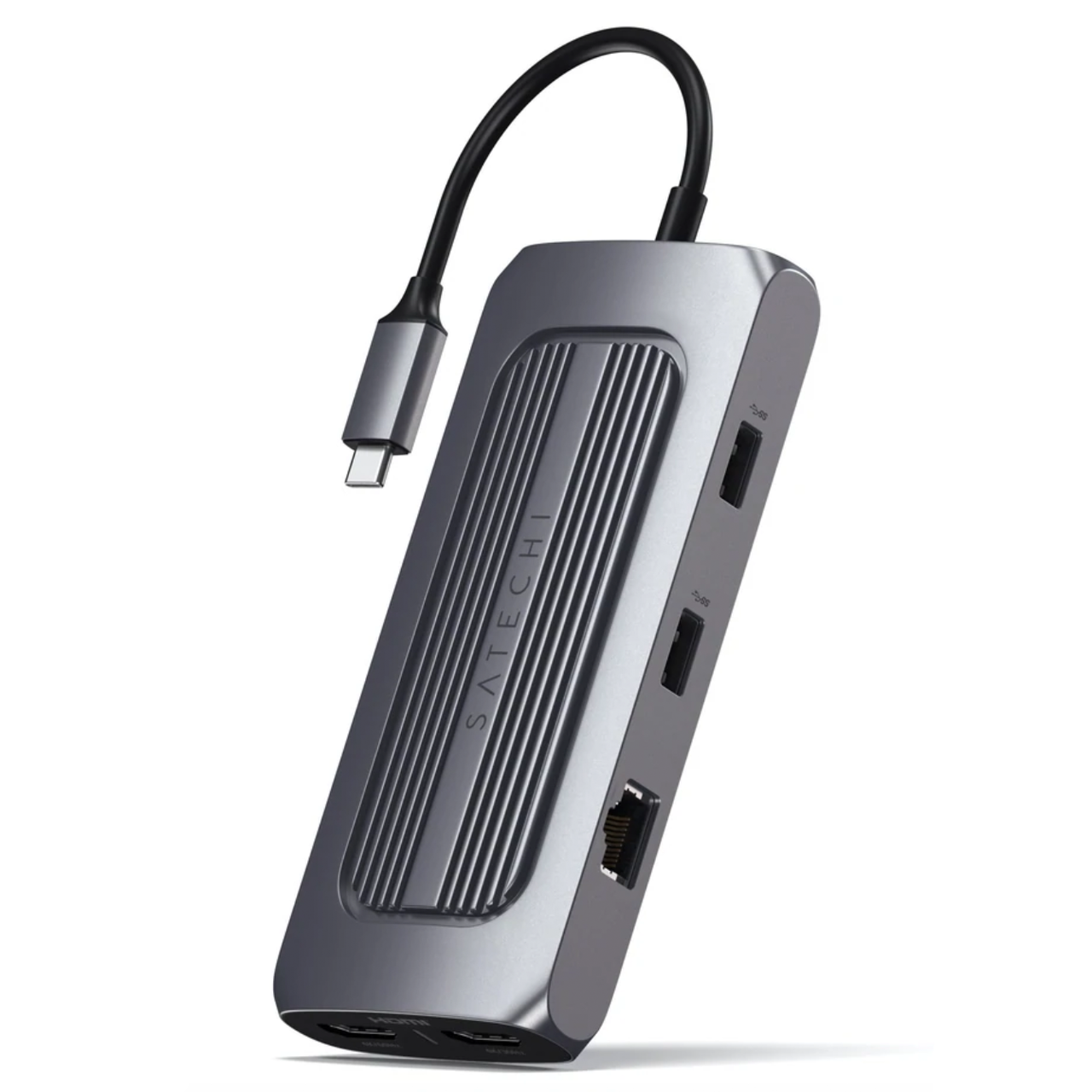Хаб-адаптер Satechi USB-C Multi-Port MX, Space Gray (ST-UCMXAM)