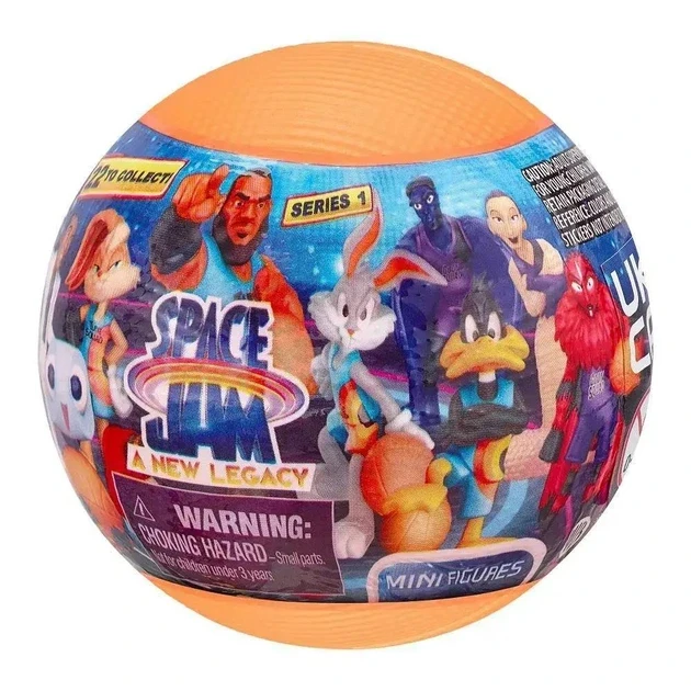 Игрушка сюрприз Космический джем Moose Toys Space Jam Blind Basketball коллекционная 5 см (SKU-255)