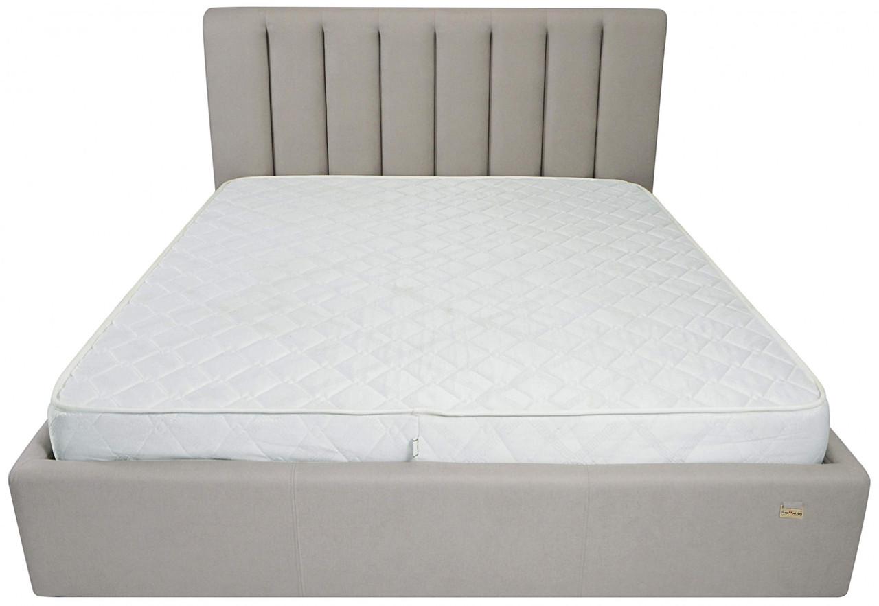 Кровать Sanam Standart Fibril 06 140х190 см Серый