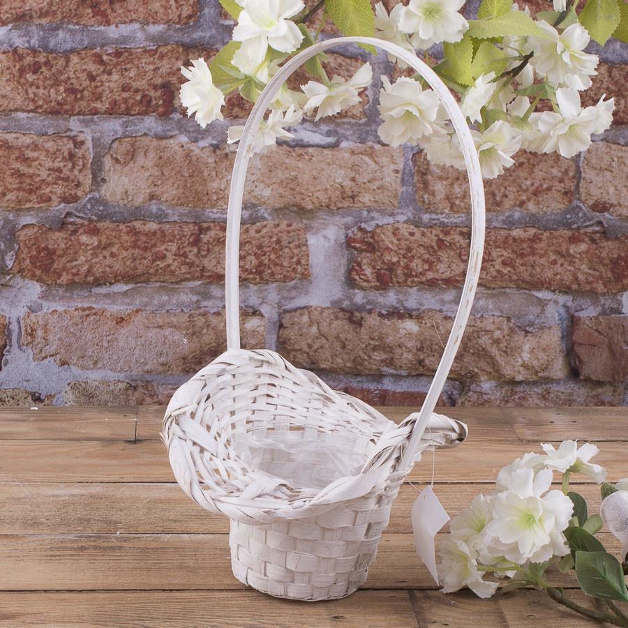 Кошик капелюх Білий (2310-2)