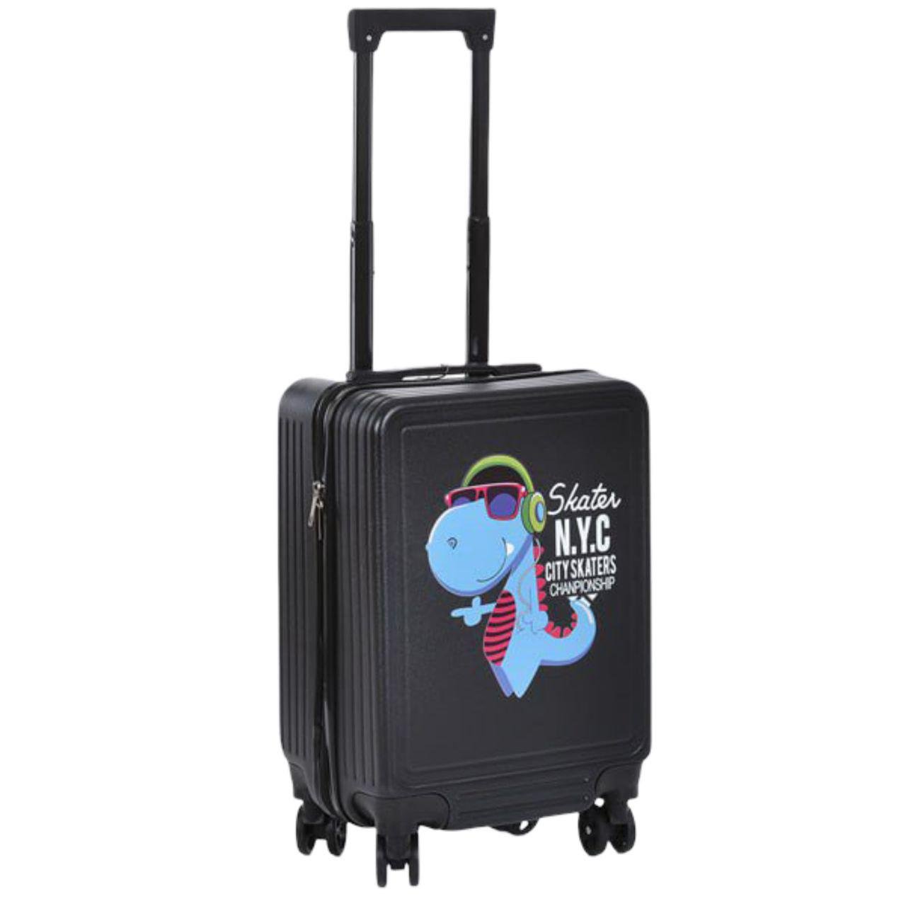 Валіза пластикова XLI5211-03 50x32x21 см Чорний (31487856)