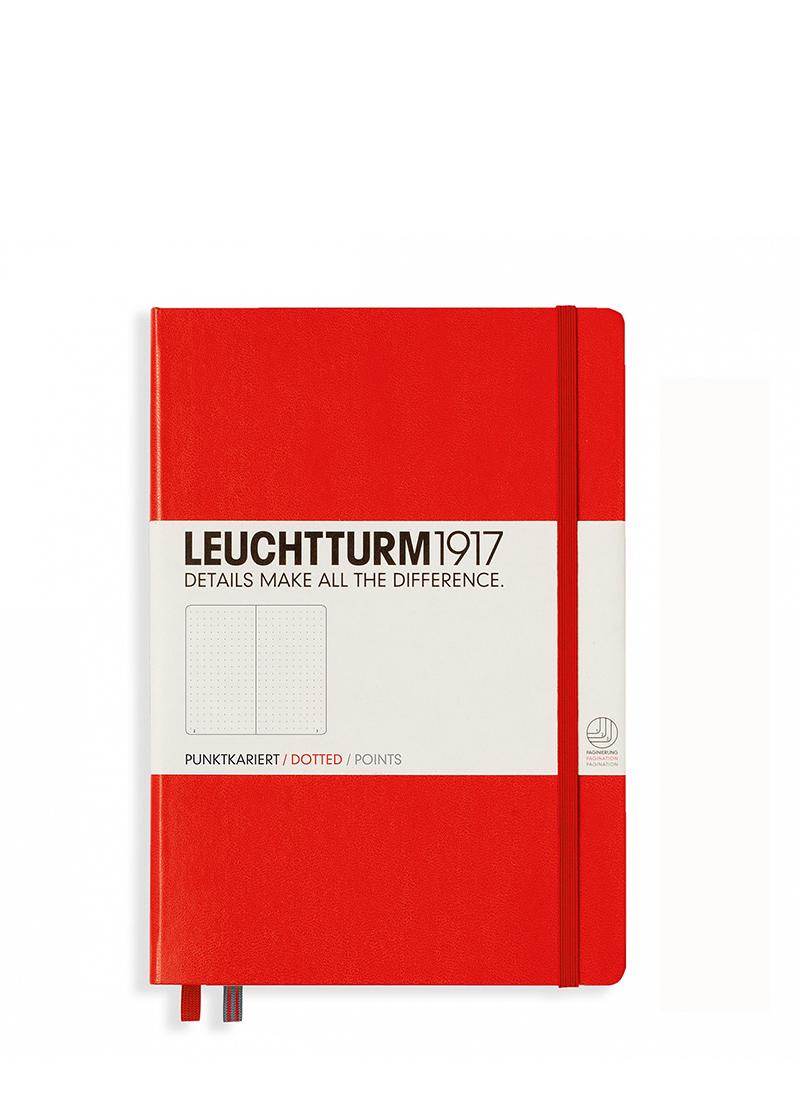 Блокнот Leuchtturm1917 средний точка Красный (313627) - фото 1