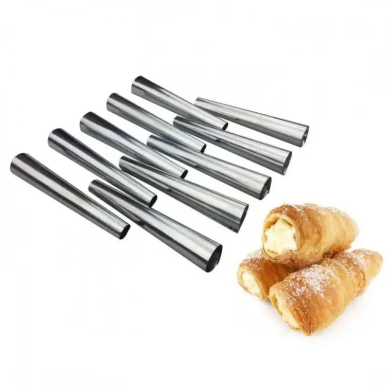 Корнетики трубочки для круасанів 10 шт. 10 см (12536)