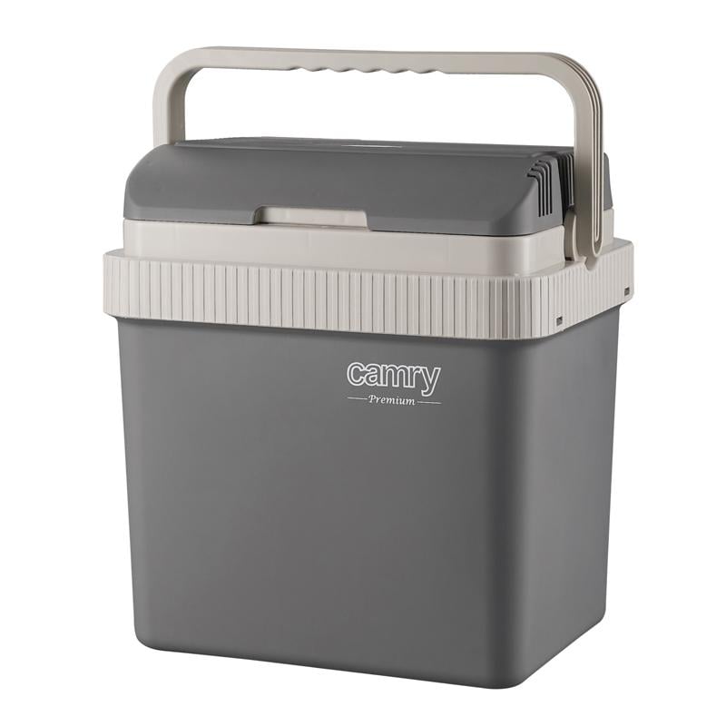 Холодильник автомобильный дорожный Camry охлаждение и обогрев 21 л с ручкой 12 В/220 В Серый (CR 8065)