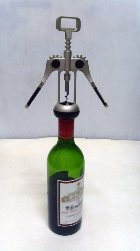 Штопор для вина рычажный металлический X3-68 18х7 см (37-86180) - фото 6