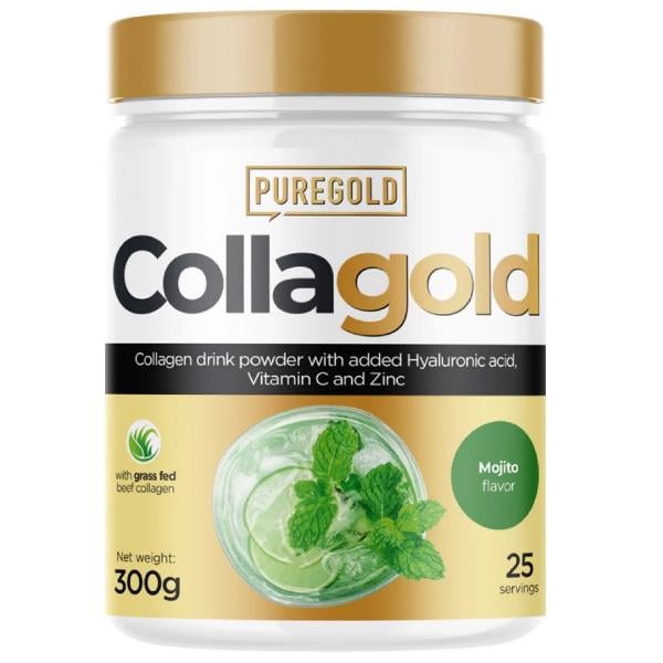 Хондропротектор для спорта Pure Gold Protein Collagold 300 г 25 порций Mojito (000021971)